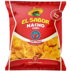   EL SABOR gluténmentes Nacho chips chilis ízesítéssel 225 g