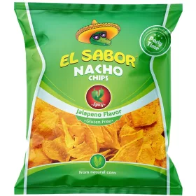   EL SABOR gluténmentes Nacho chips jalapenos ízesítéssel 225 g