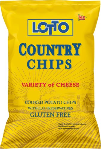 Lotto gluténmentes Country Chips sajtválogatással 150 g