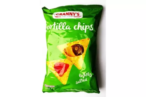 Grannys enyhén sós tortilla chips gluténmentes 150 g