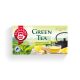 Teekanne zöld tea gyömbérrel és citrommal 20 filter