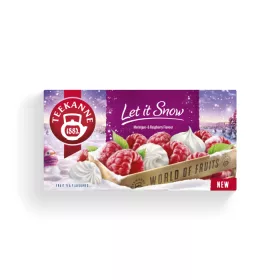 Teekanne Let it snow habcsók és málna ízű tea 20 filter