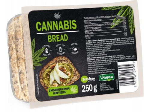 Balviten gluténmentes teljes kiőrlésű kendermagos kenyér 250 g
