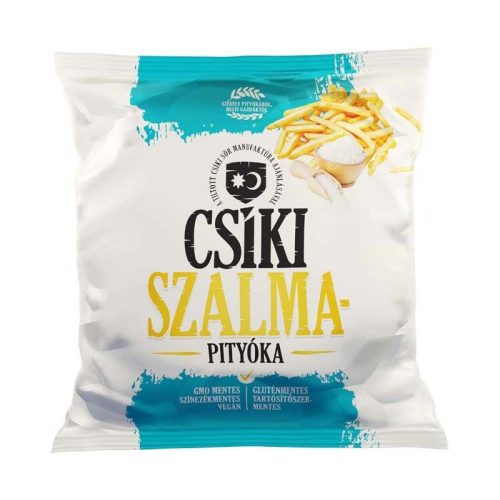 Csíki Csipsz vegán, gluténmentes szalmapityóka - parajdi sós 70 g