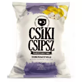   Csíki Csipsz vegán, gluténmentes csipsz - fokhagymás 50 g