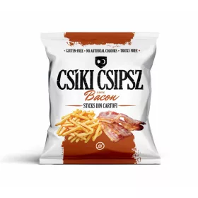   Csíki Csipsz gluténmentes szalmapityóka - bacon ízű 70 g