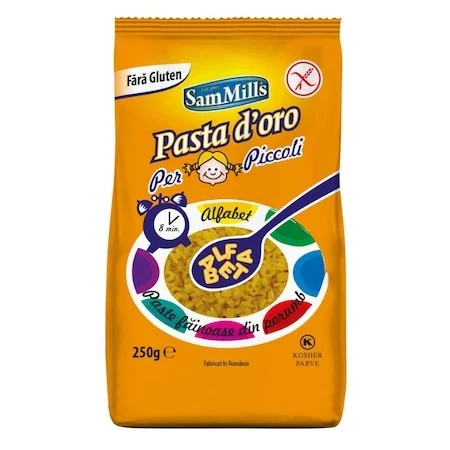 Pasta D'oro gluténmentes betűtészta 250 g 