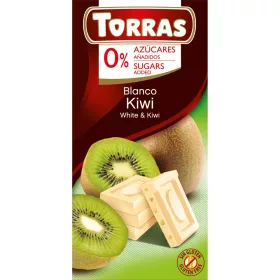   Torras gluténmentes kiwis fehércsokoládé hozzáadott cukor nélkül 75 g