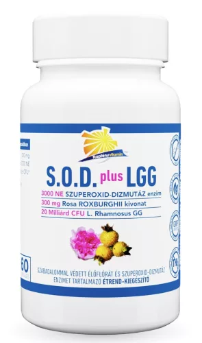 NapfényVitamin SOD plus LGG 60 kapszula Szuperoxid-dizmutáz enzim + LGG élőflóra