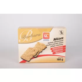   Barbara gluténmentes mézes teasütemény étbevonó talppal 150 g