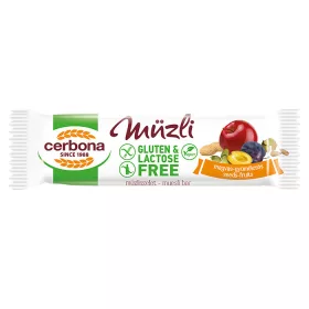   Cerbona Big glutén-és laktózmentes magvas-gyümölcsös müzliszelet 35 g