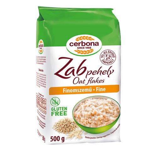 Cerbona gluténmentes finomszemű zabpehely 500 g