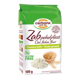 Cerbona gluténmentes finomra őrölt zabpehelyliszt 500 g