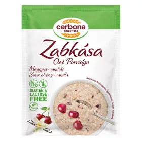 Cerbona gluténmentes meggyes-vaníliás ízű zabkása 50 g