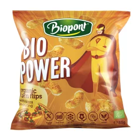   Biopont Bio Power Extrudált kukorica pizza ízesítésű 55 g