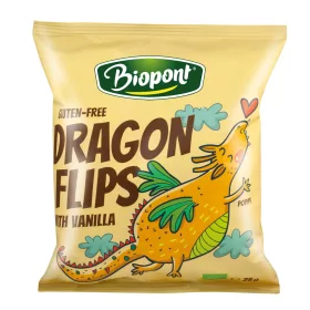   Biopont Dragon flips Kukorica snack valódi vaníliával 25 g