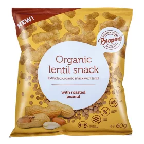 Biopont Extrudált lencse földimogyoró ízesítésű 60 g