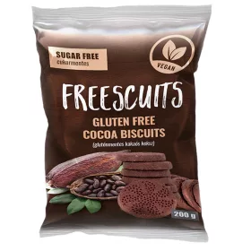   FreeScuits  gluténmentes kakaós keksz édesítőszerrel 200 g