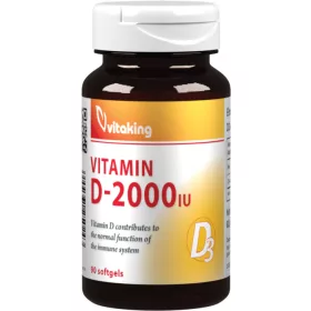 Vitaking D-vitamin 2000NE 90 db lágyzelatin kapszula