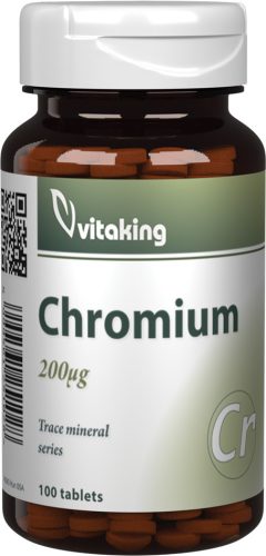 Vitaking Króm 200μg 100 tabletta