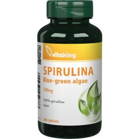 Vitaking Spirulina alga tabletta 200 tabletta