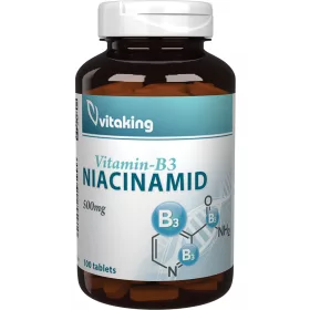 Vitaking B3 vitamin Niacinamid 500 mg 100 kapszula