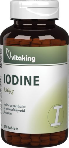 Vitaking Jód 150µg tengeri moszatból 240 tabletta