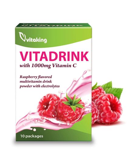 Vitaking VitaDrink elektrolit italpor vitaminokkal 10 csomag