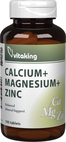 Vitaking Kalcium+Magnézium+Cink 100 tabletta