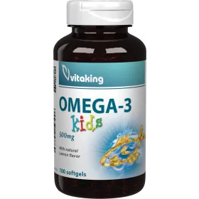 Vitaking Omega-3 Kids 500mg (100) lágykapszula