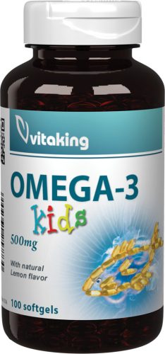 Vitaking Omega-3 Kids 100 gélkapszula