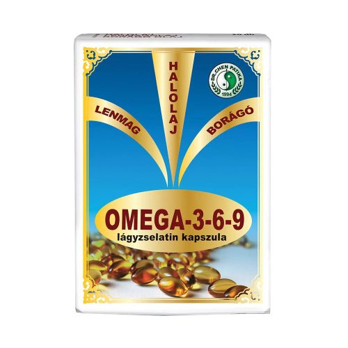Dr. Chen OMEGA 3-6-9 lágyzselatin kapszula 30 db