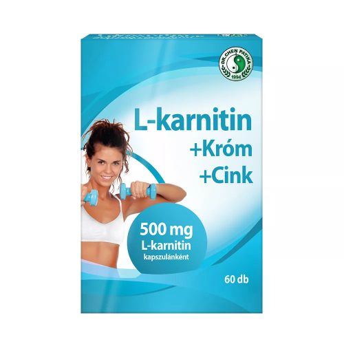 Dr. Chen L-karnitin 500 + Króm és Cink kapszula 60 db