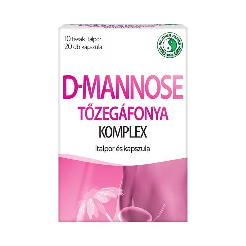 Dr. Chen D-Mannose Tőzegáfonya komplex 10 db italpor, 20 db kapszula