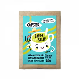   Eden Premium Cupster - Instant zöldségleves gluténmentes tésztával és borsófehérje granulátummal 22 g