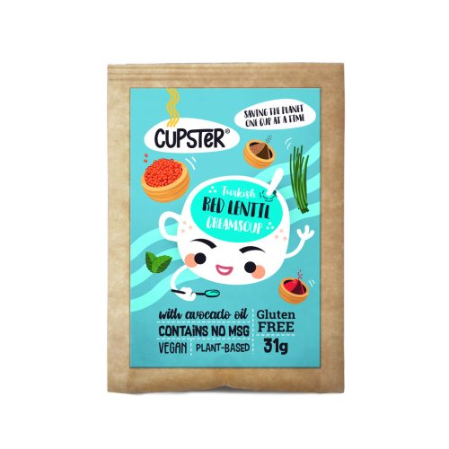 Eden Premium Cupster - Instant török vöröslencse krémleves gluténmentes tésztával 31 g