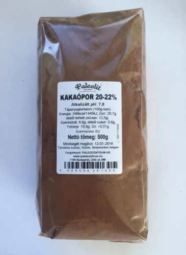 Paleolit Kakaópor 20-22% Alkalizált 500g holland típusú