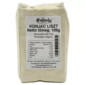   Paleolit Konjac liszt 100g 120-200 mesh glükomannán tartalom min 90%