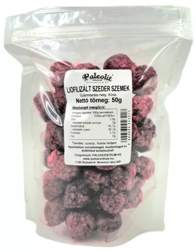 Paleolit Liofilizált szeder szemek 50g Blackberries freeze-dried