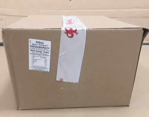 Paleolit Aszalt sárgabarack kocka 12,5kg cukor és kénmentes lédig