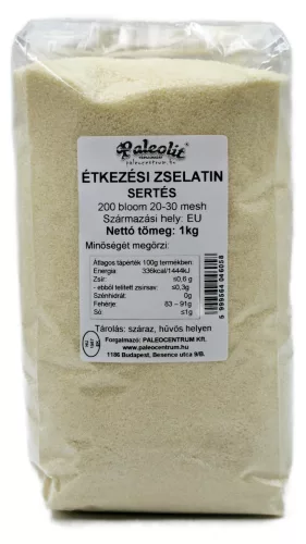 Paleolit Zselatin étkezési, sertés 1kg 180 Bloom
