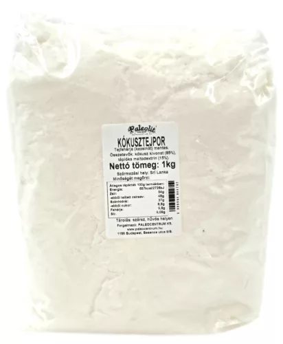 Paleolit Kókusztejpor 1kg Vegán, 36%-os zsírtartalommal, kazeinmentes