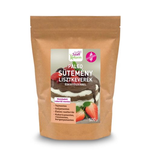 Szafi Reform Paleo sütemény lisztkeverék édesítőszerrel (gluténmentes) 500 g