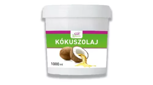 Szafi Reform Kókuszolaj - Kókuszzsír (szűrt, NEM hidrogénezett) 1 L
