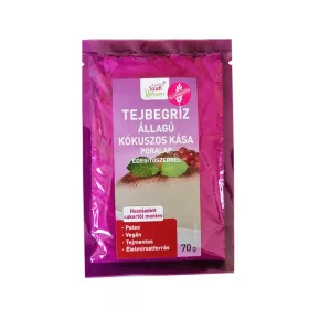   Szafi Reform tejbegríz állagú kókuszos kása poralap édesítőszerrel 70 g
