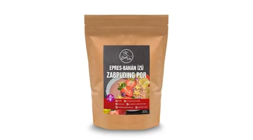 Szafi Free epres-banán ízű zabpuding por (gluténmentes, tejmentes) 300 g