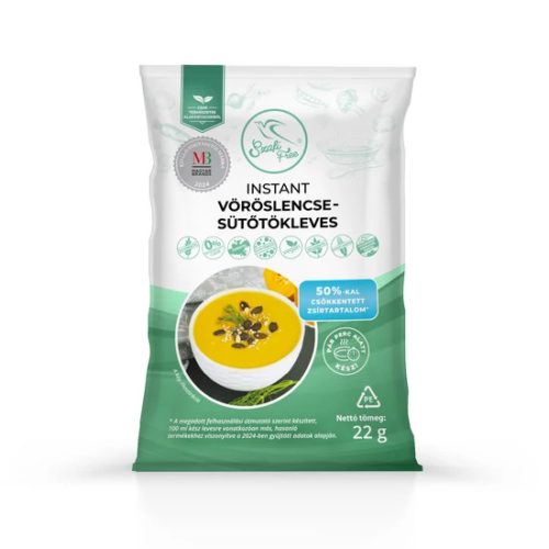 Szafi Free Instant vöröslencse-sütőtökleves (gluténmentes) 22 g
