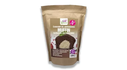 Szafi Reform csokoládé ízű muffin lisztkeverék édesítőszerrel (gluténmentes, paleo) 280 g