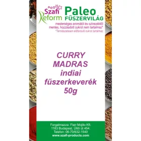   Szafi Reform Paleo, gluténmentes curry madras fűszerkeverék 50 g