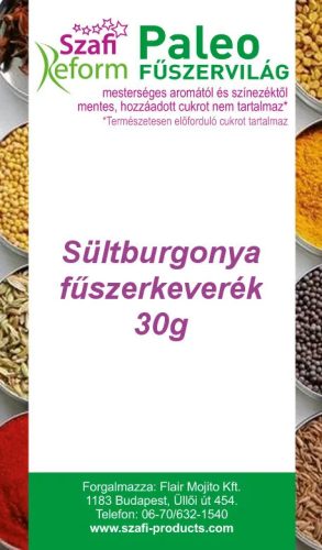 Szafi Reform Paleo, gluténmentes sültburgonya fűszerkeverék 30 g